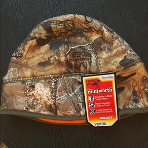 Huntworth Camouflage Reversible Beanie